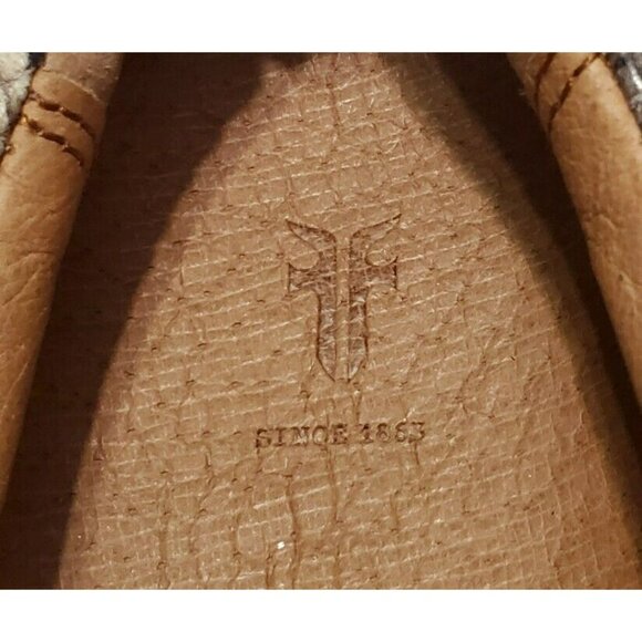 Frye Snakeskin Leather Sneaker Shoes Gym Italian Ivy Lace Black Gray Reptile 7 - Picture 16 of 16